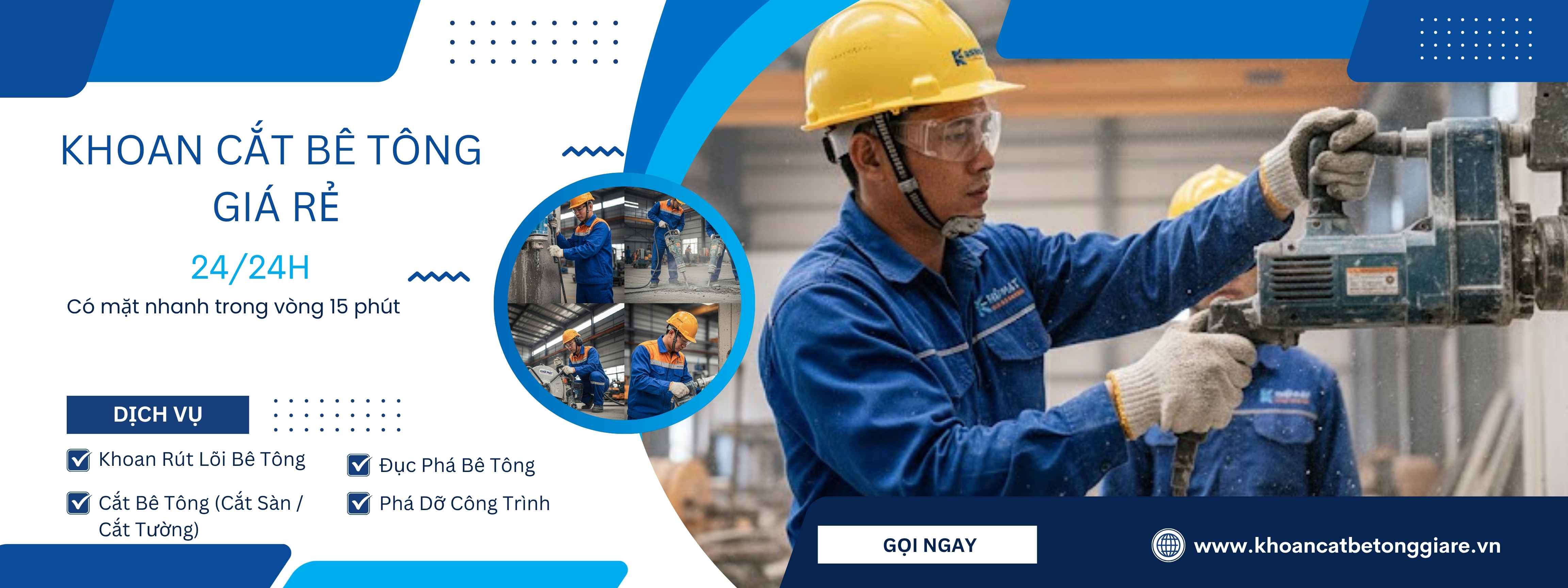 Khoan cắt bê tông